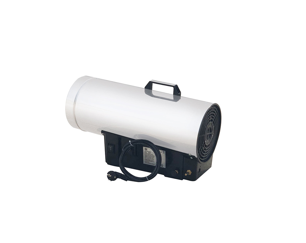 جت هیتر 25کیلووات گاز مایع مدل QG25 برند نیرو تهویه البرز جنس بدنه رنگی