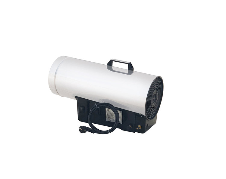 جت هیتر 25کیلووات گاز مایع مدل QG25 برند نیرو تهویه البرز جنس بدنه رنگی